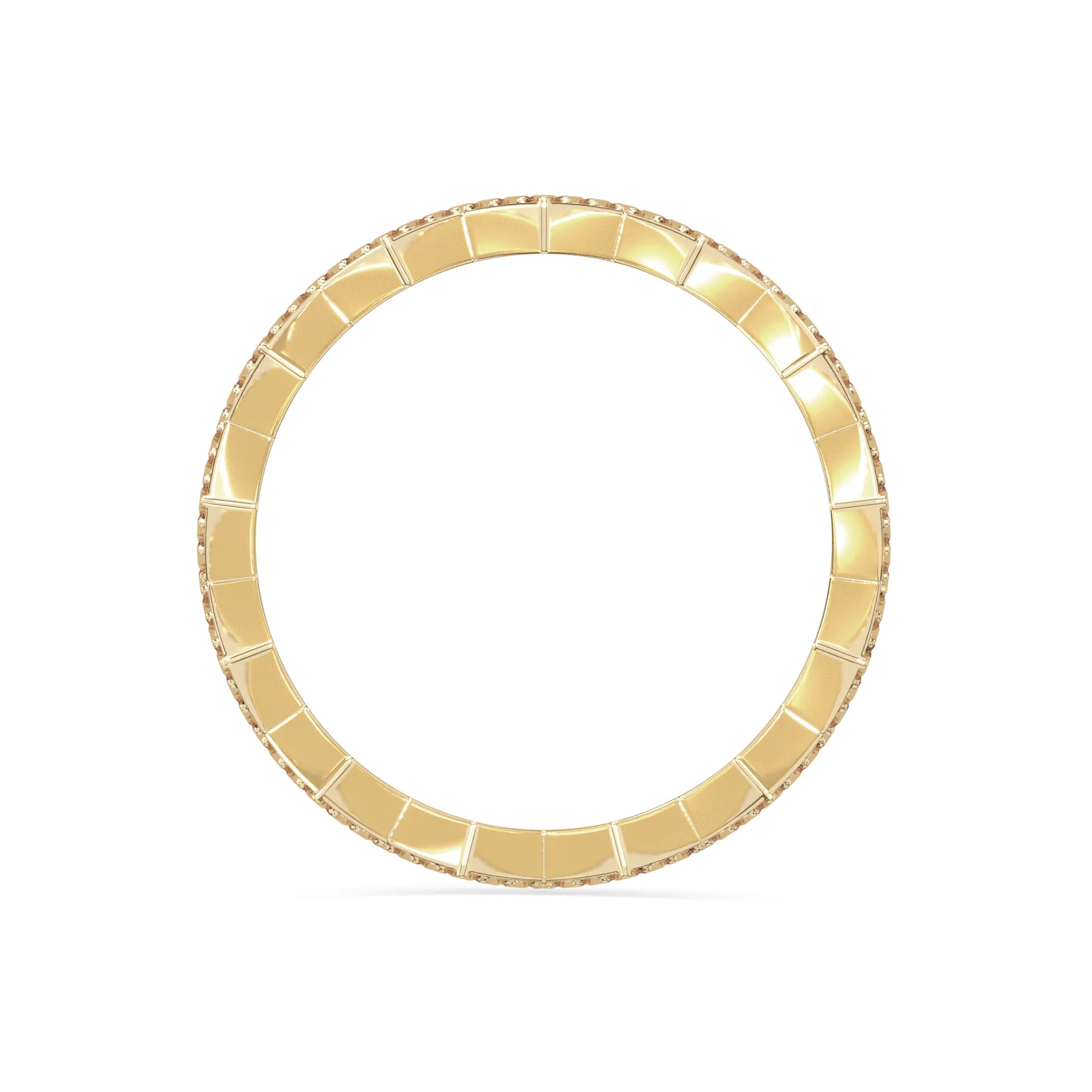 natural citrine zig-zag wedding band rings in yellow gold vermeil