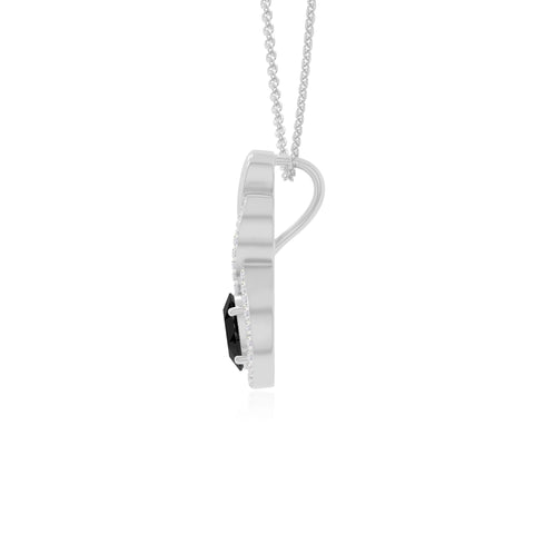 natural black-onyx infinity necklaces in sterling silver 
