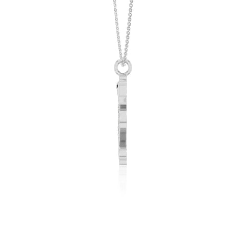 natural black-onyx sea horse necklaces in sterling silver 