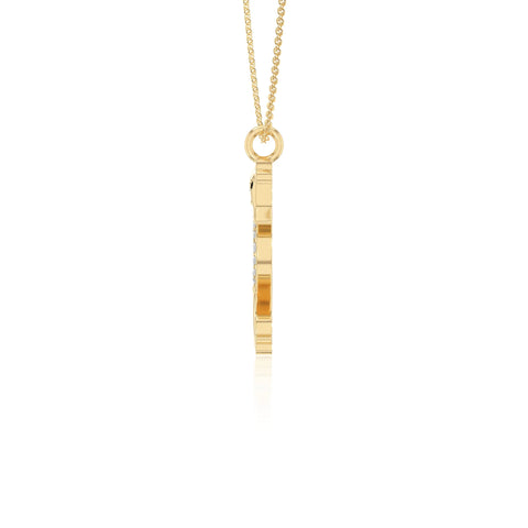 natural black-onyx sea horse necklaces in yellow gold vermeil 