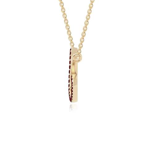 natural garnet lotus flower necklaces in yellow gold vermeil 