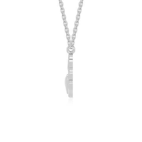 moissanite angel wings heart necklaces in sterling silver 