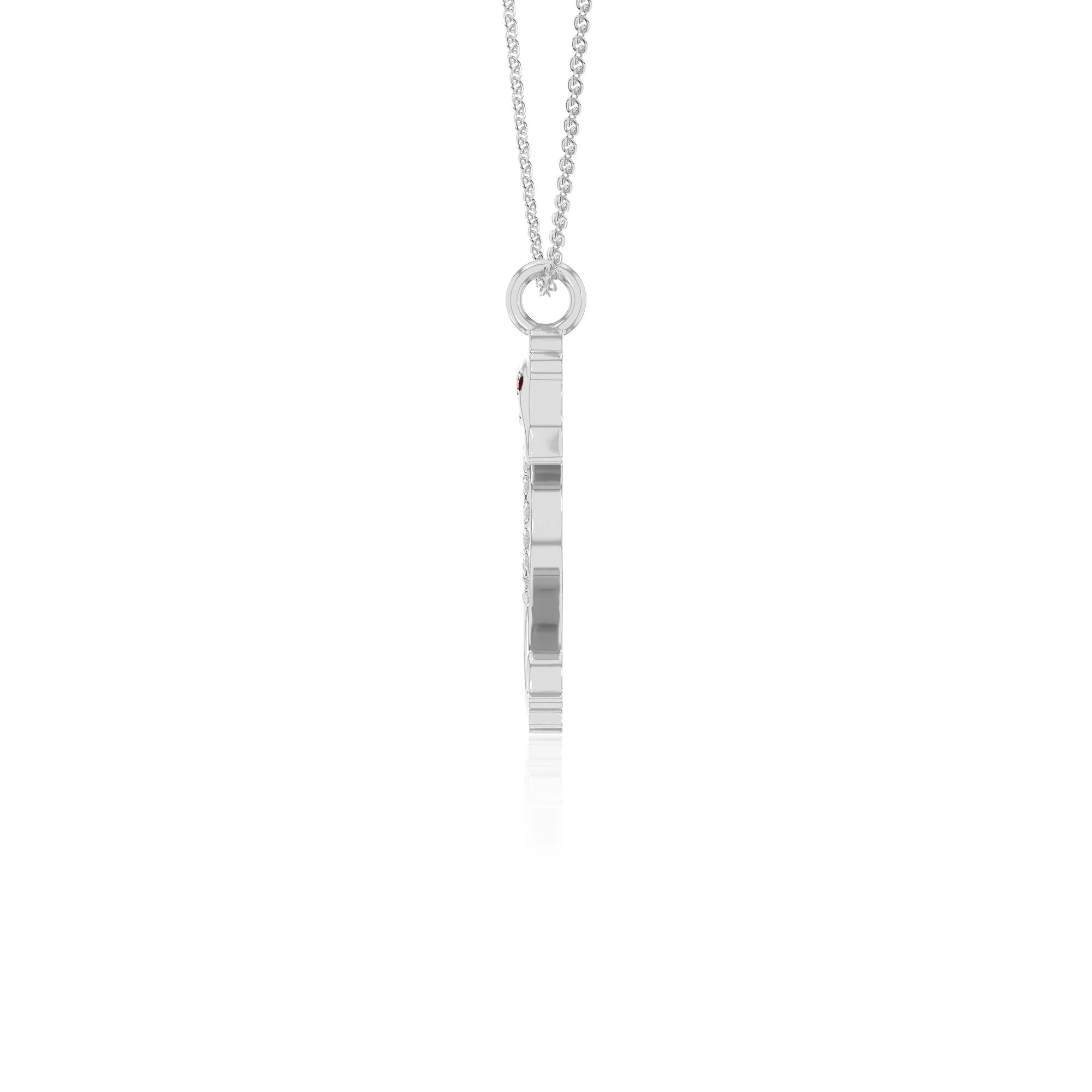 natural garnet sea horse necklaces in sterling silver 