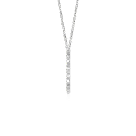 moissanite sun necklaces in sterling silver 