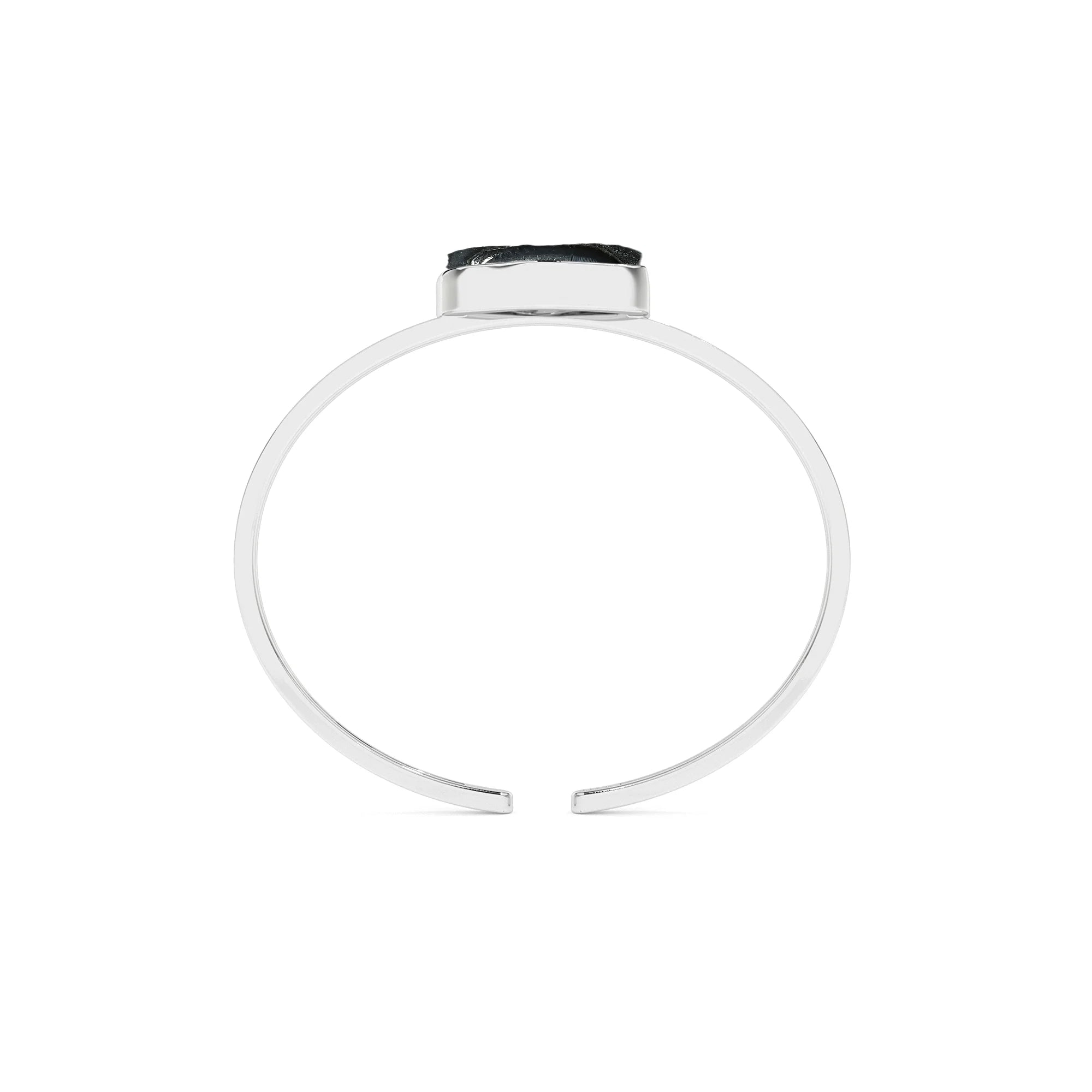 natural geode rough shape twister bracelet