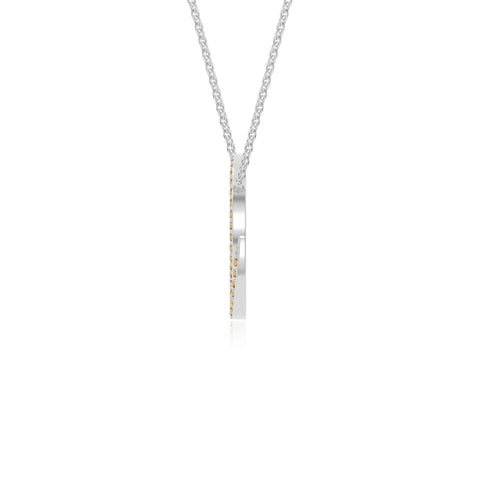 natural citrine infinity love knot necklaces in sterling silver 