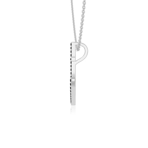 natural black-onyx anchor necklaces in sterling silver 