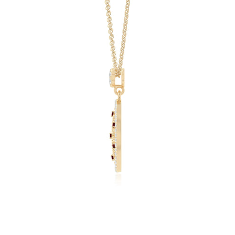 natural garnet infinity love knot necklaces in yellow gold vermeil 