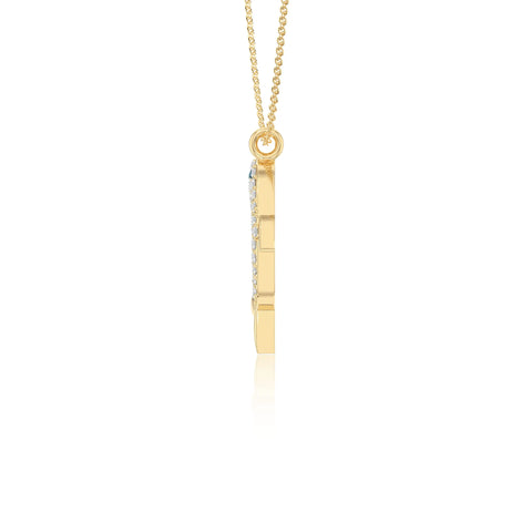 natural london-blue-topaz dolphin necklaces in yellow gold vermeil 