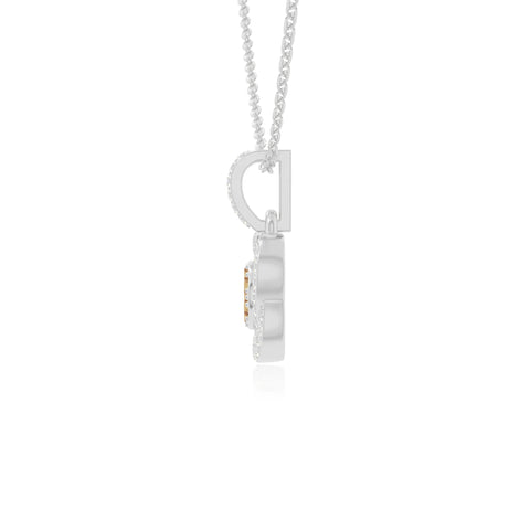 natural citrine inner power necklaces in sterling silver 