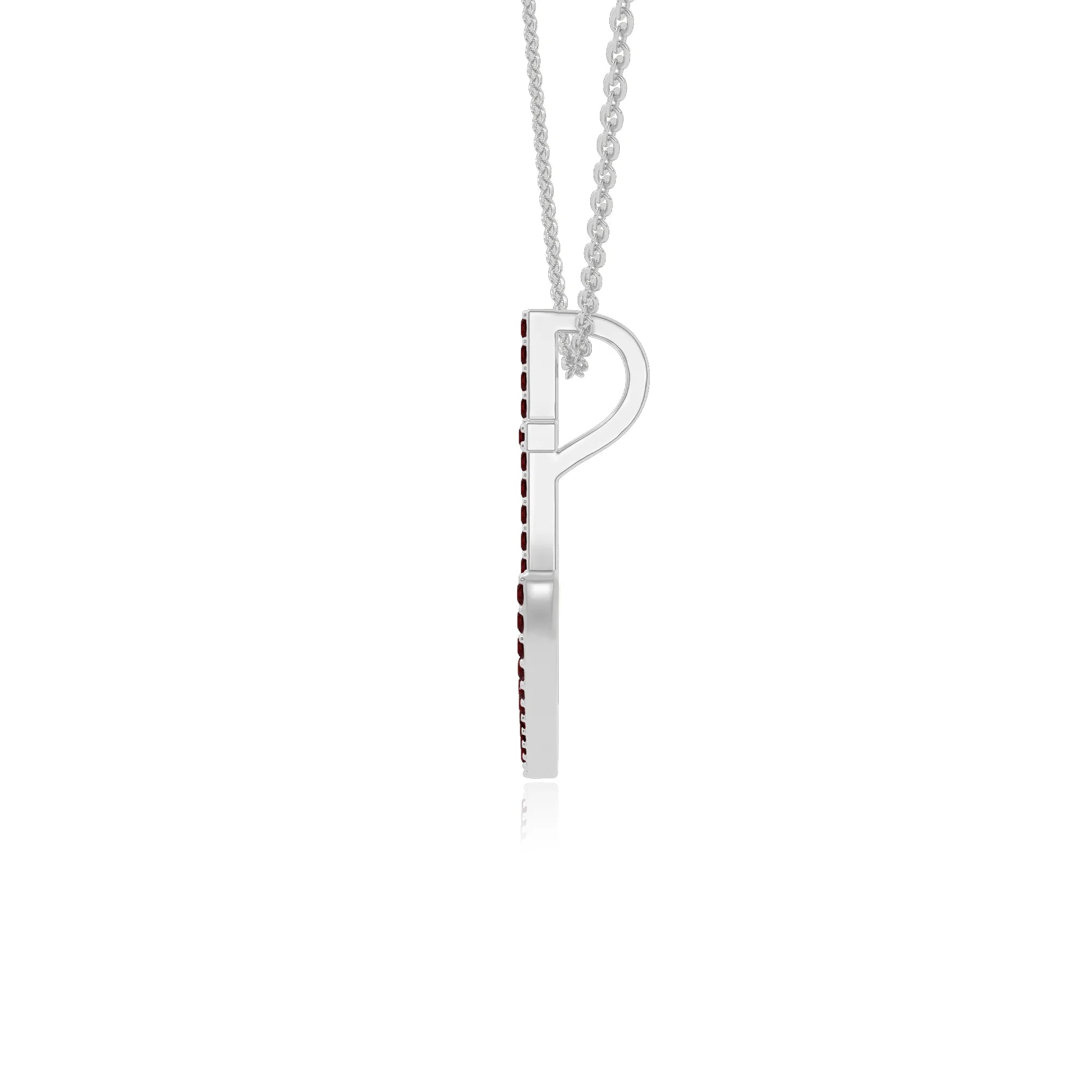 natural garnet anchor necklaces in sterling silver 
