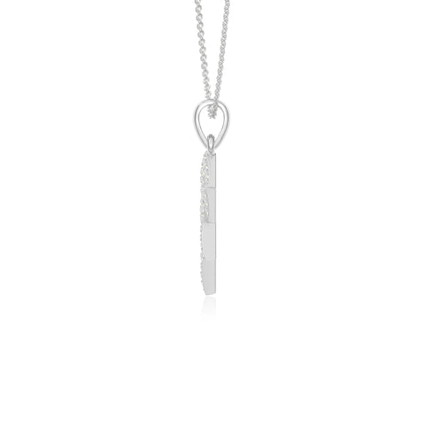moissanite infinity love knot necklaces in sterling silver 