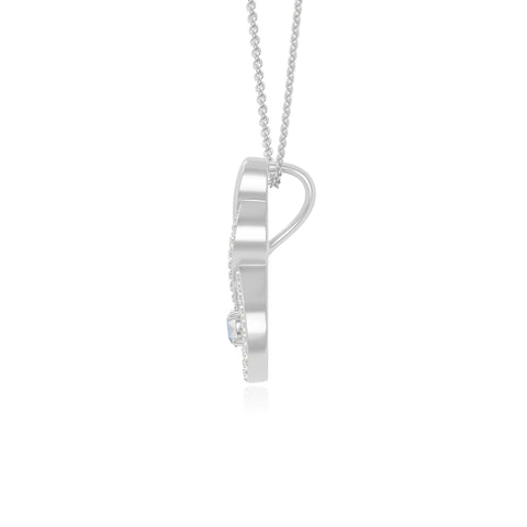 rainbow moonstone infinity necklaces in sterling silver 