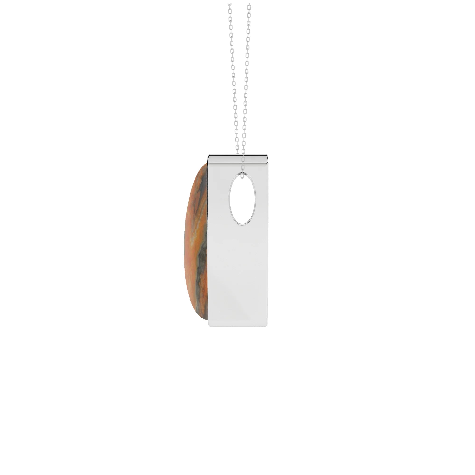 natural bumble-bee bullet shape pendant necklace