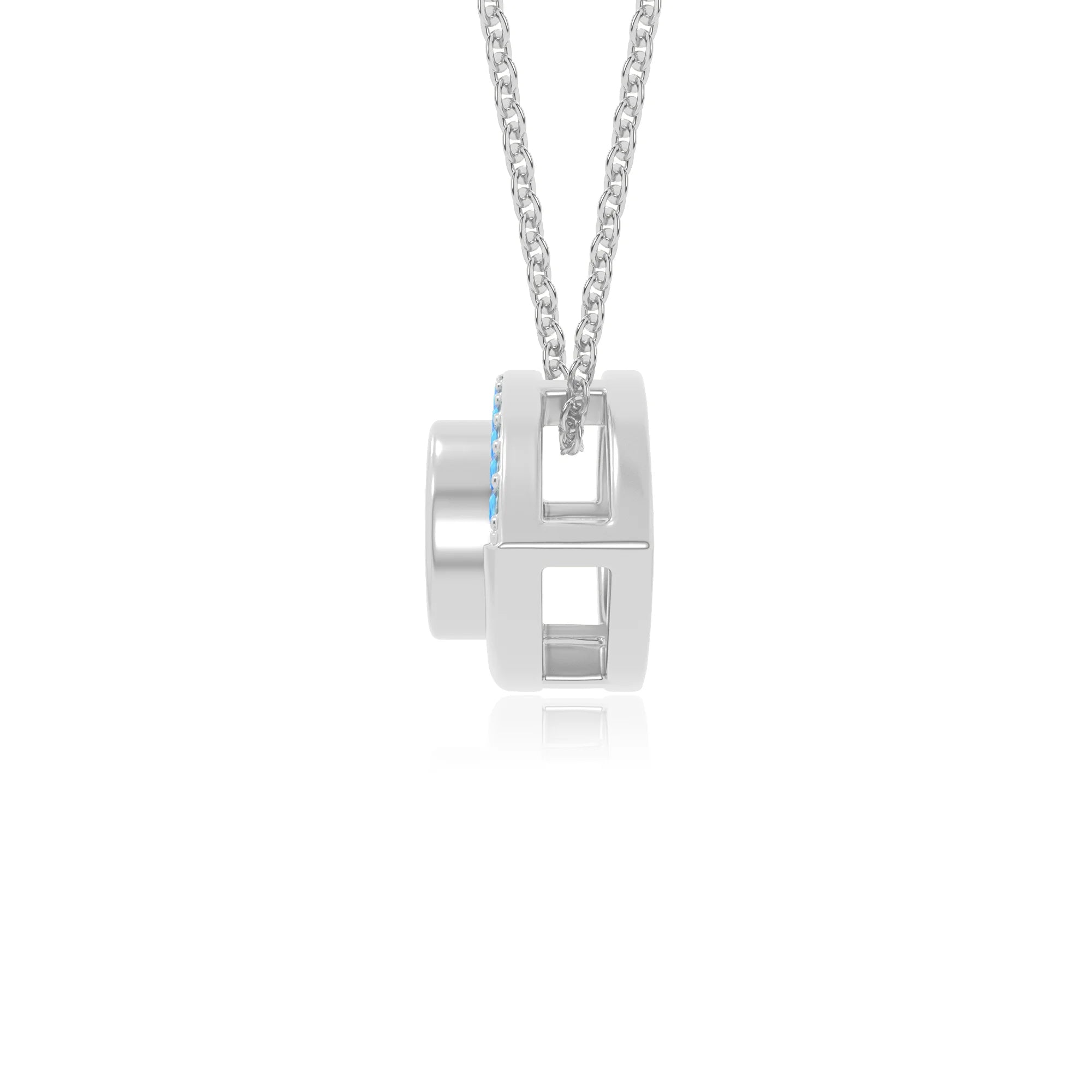 natural labradorite evil eye necklaces in sterling silver 