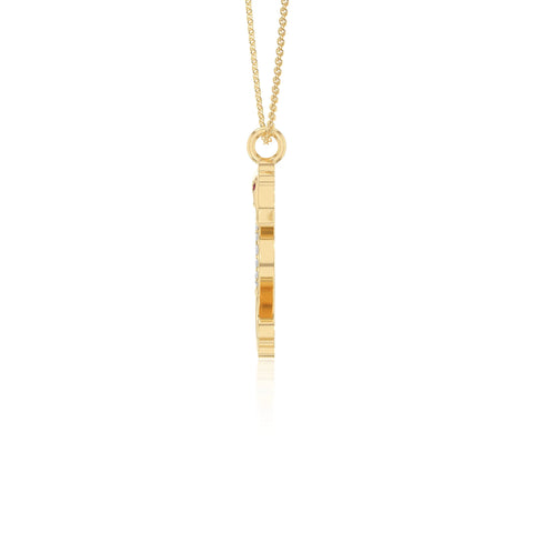 natural ruby sea horse necklaces in yellow gold vermeil 