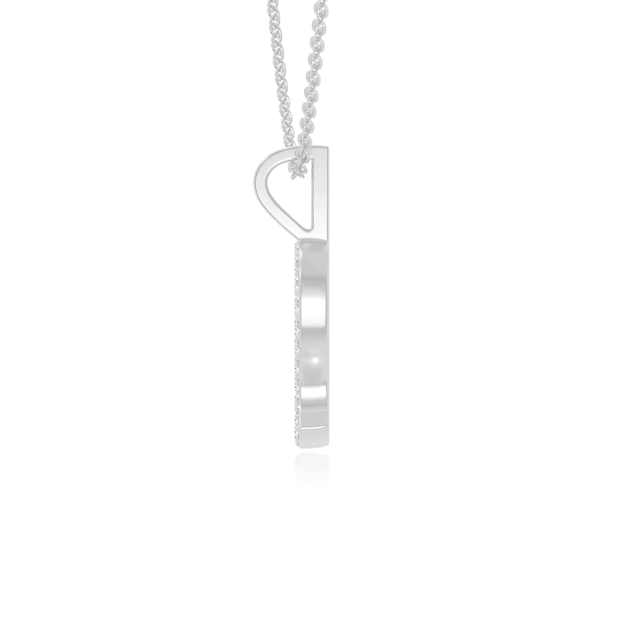 moissanite leo zodiac sign necklaces in sterling silver 