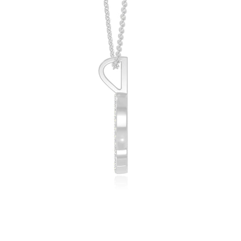 moissanite leo zodiac sign necklaces in sterling silver 