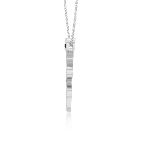 natural garnet snake necklaces in sterling silver 