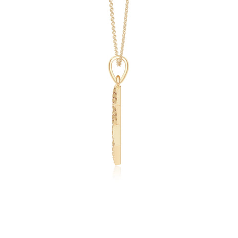 natural citrine infinity love knot necklaces in yellow gold vermeil 