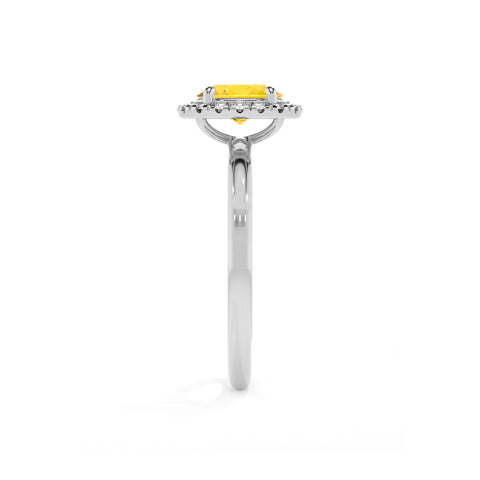 lab-grown yellow-sapphire oval halo solitaire engagement ring