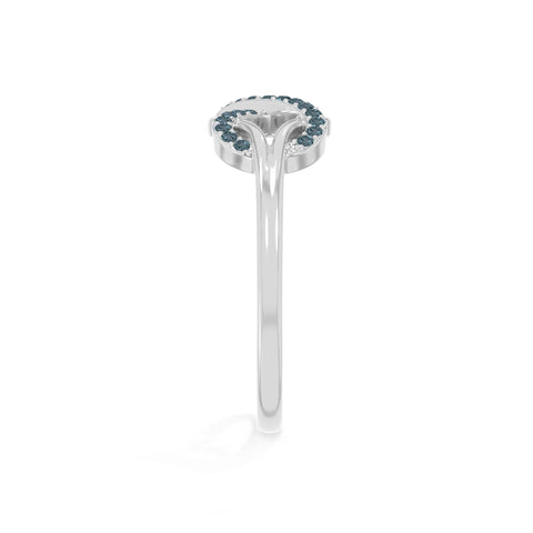 natural london blue topaz infinity promise rings in sterling silver 