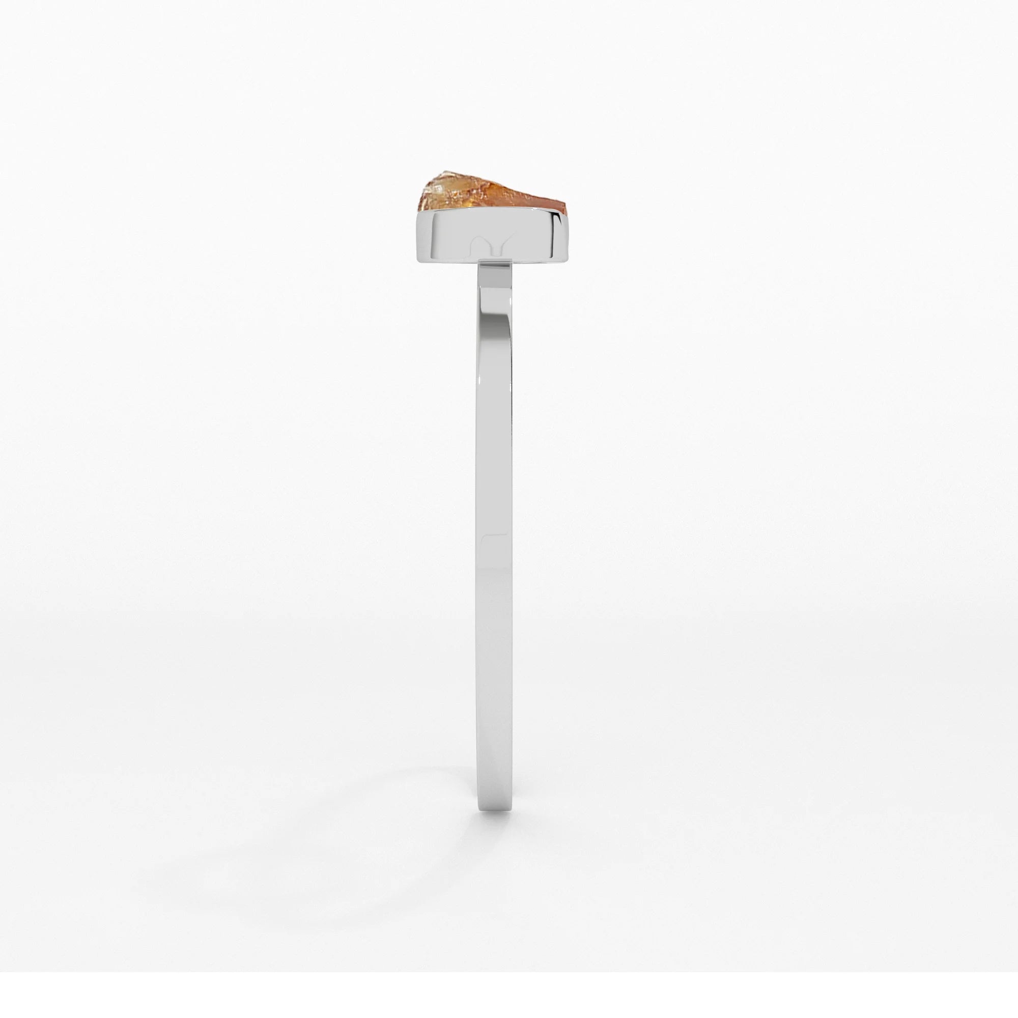 natural citrine rough shape twister bracelet