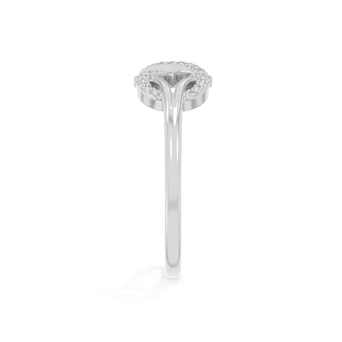 natural moissanite infinity promise rings in sterling silver 