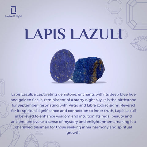 natural lapis-lazuli hexagon shape pendant necklace