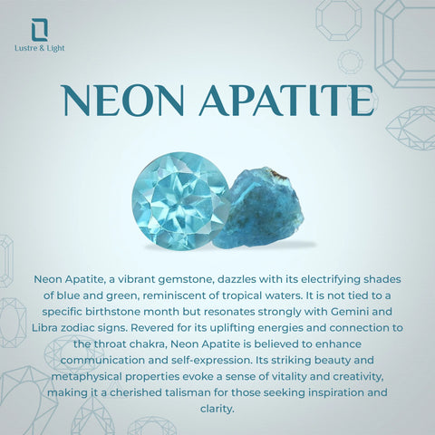 neon-apatite rough shape stackable bezel Jewelry set
