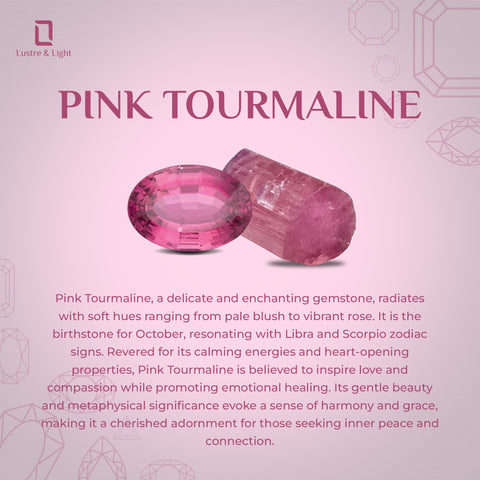 natural pink-tourmaline round-oval shape 2-stone twister bracelet