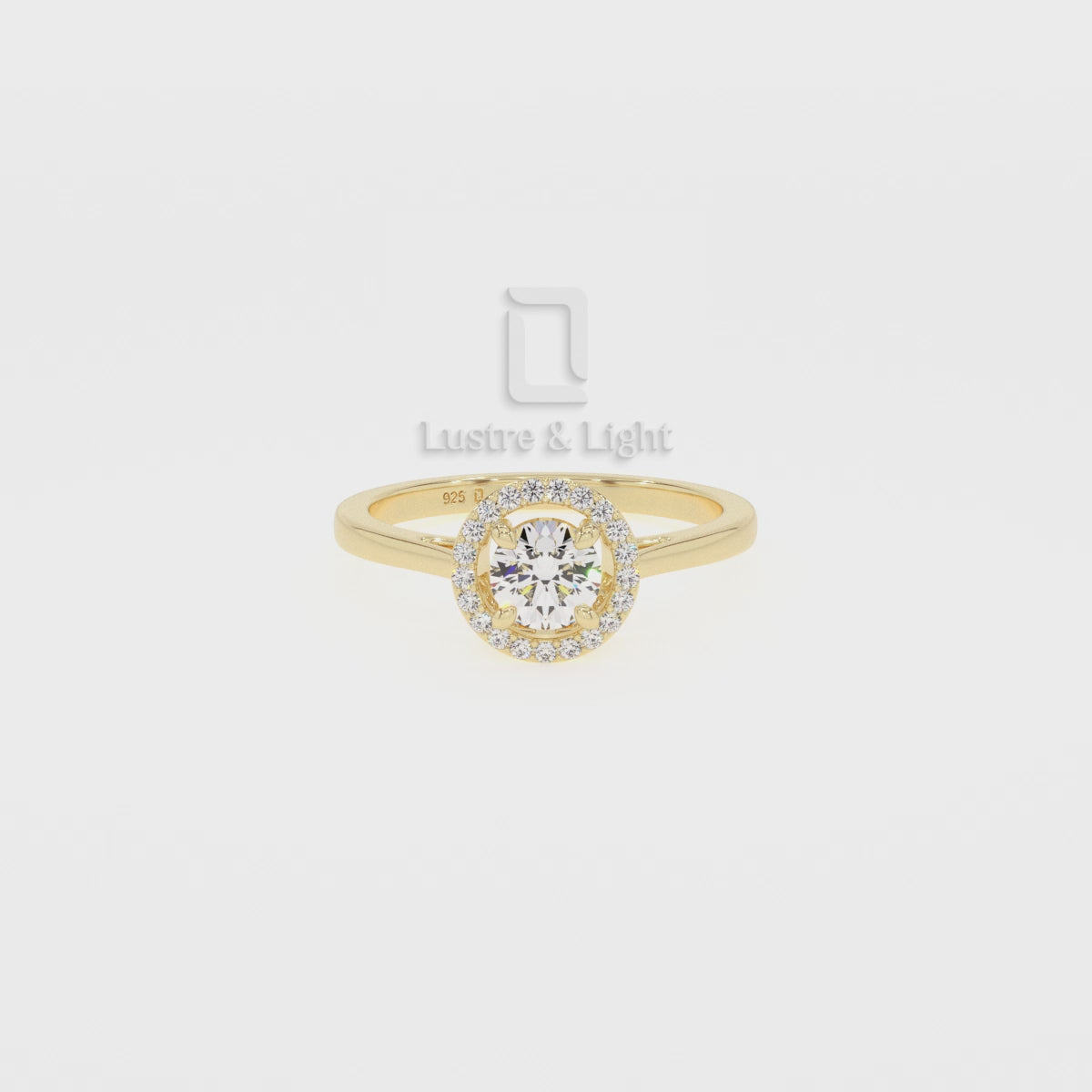 Natural Aquamarine Solitaire Halo Engagement Rings for Women