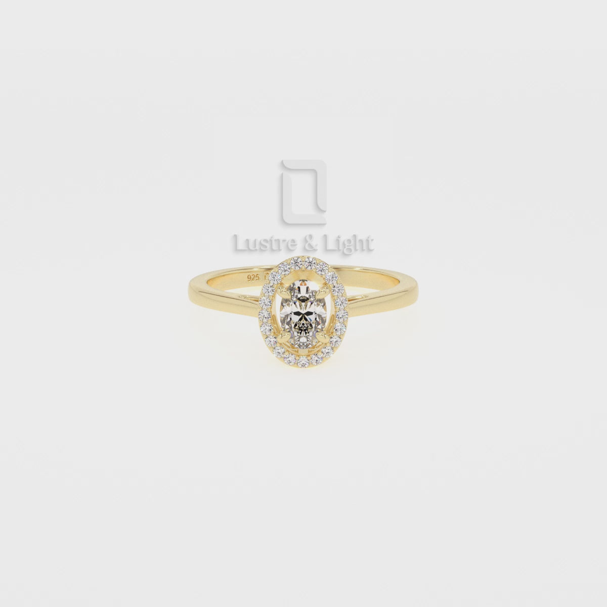 Moissanite Solitaire Halo Engagement Rings for Women