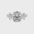 lab grown alexandrite oval criss cross solitaire engagement ring