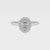 natural smoky-quartz oval halo solitaire engagement ring