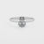 lab grown alexandrite oval solitaire engagement ring