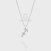 Moissanite Sagittarius Zodiac Sign Pendant Necklace with 18" Chain