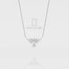 Natural Black Onyx Phoenix Eagle Pendant Necklace with 18" Chain