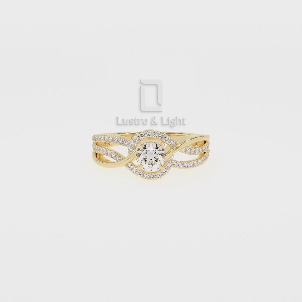 Natural Aquamarine Solitaire Engagement Rings for Women with Moissanite