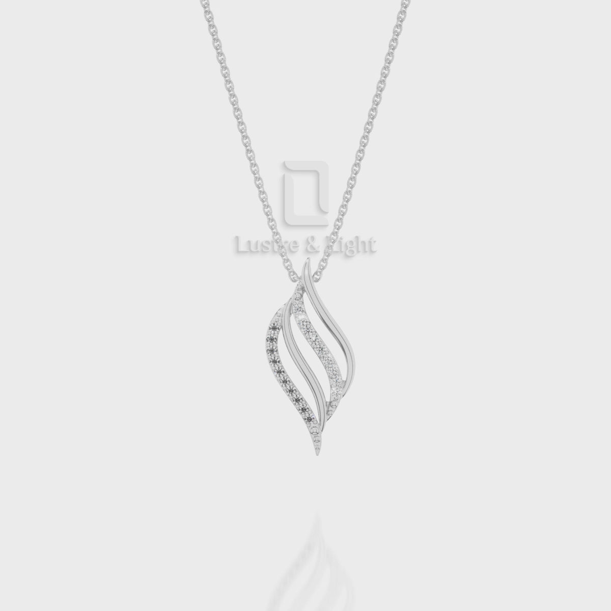 Natural Black Onyx Flame Pendant Necklace with 18" Chain
