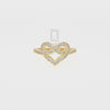 Natural Pink Tourmaline Infinity Knot Heart Promise Rings for Women
