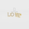 Natural Citrine Love Stud Earrings for Women