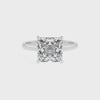 lab grown moissanite princess solitaire engagement ring