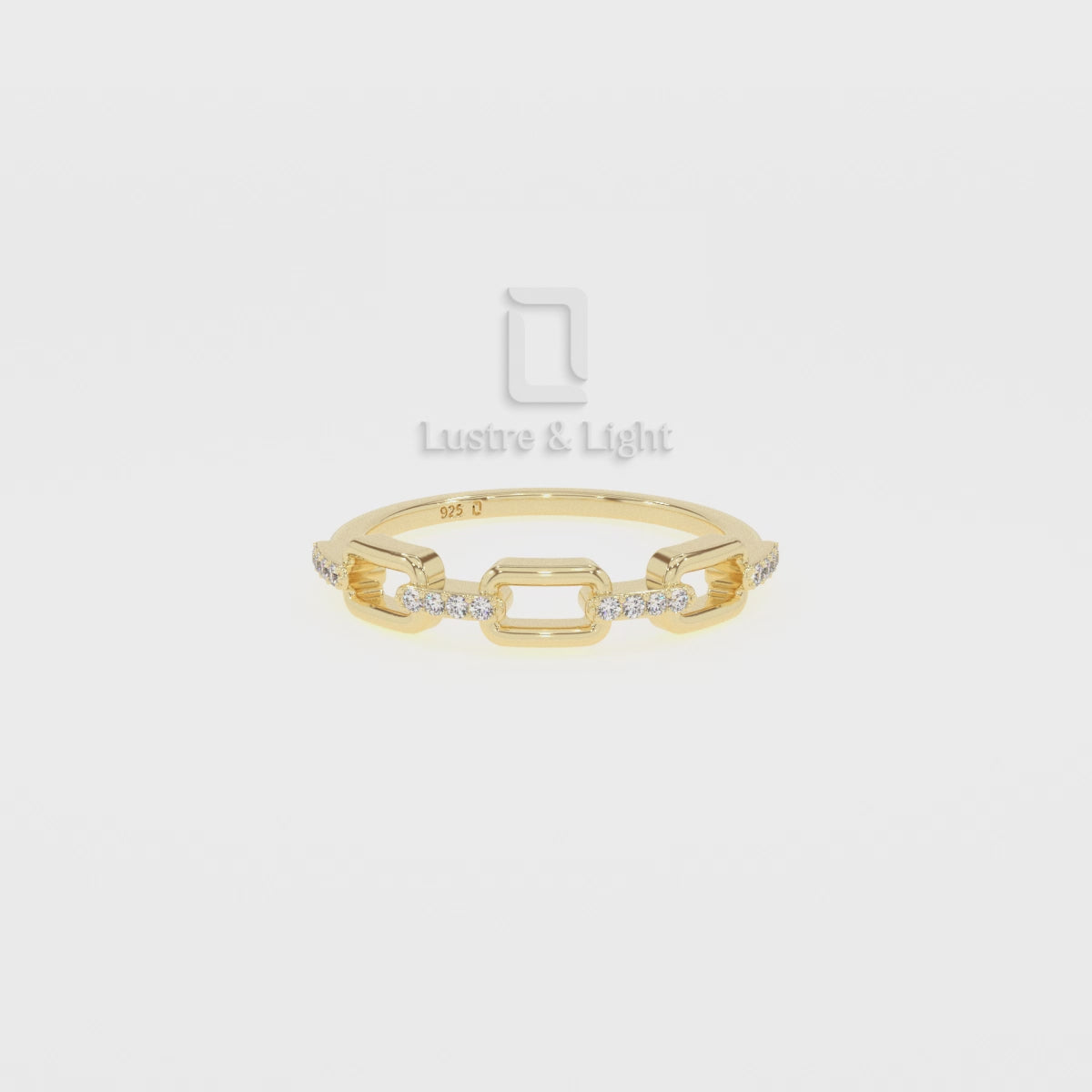 Natural Pink Tourmaline Interlocking Wedding Band Rings for Women