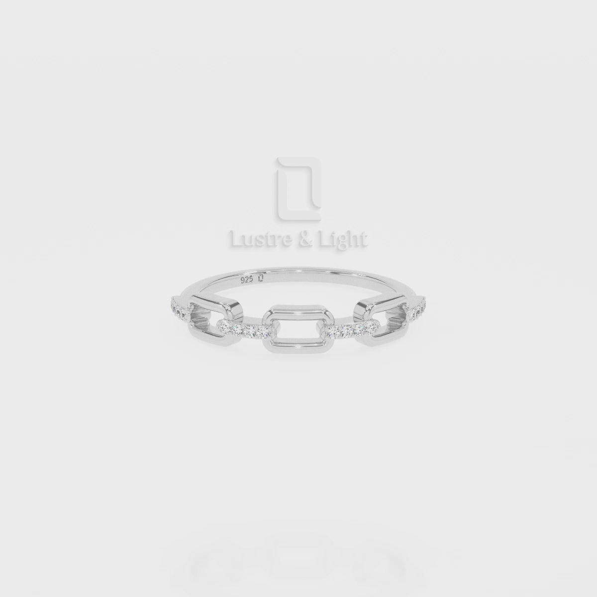 Natural Pink Tourmaline Interlocking Wedding Band Rings for Women