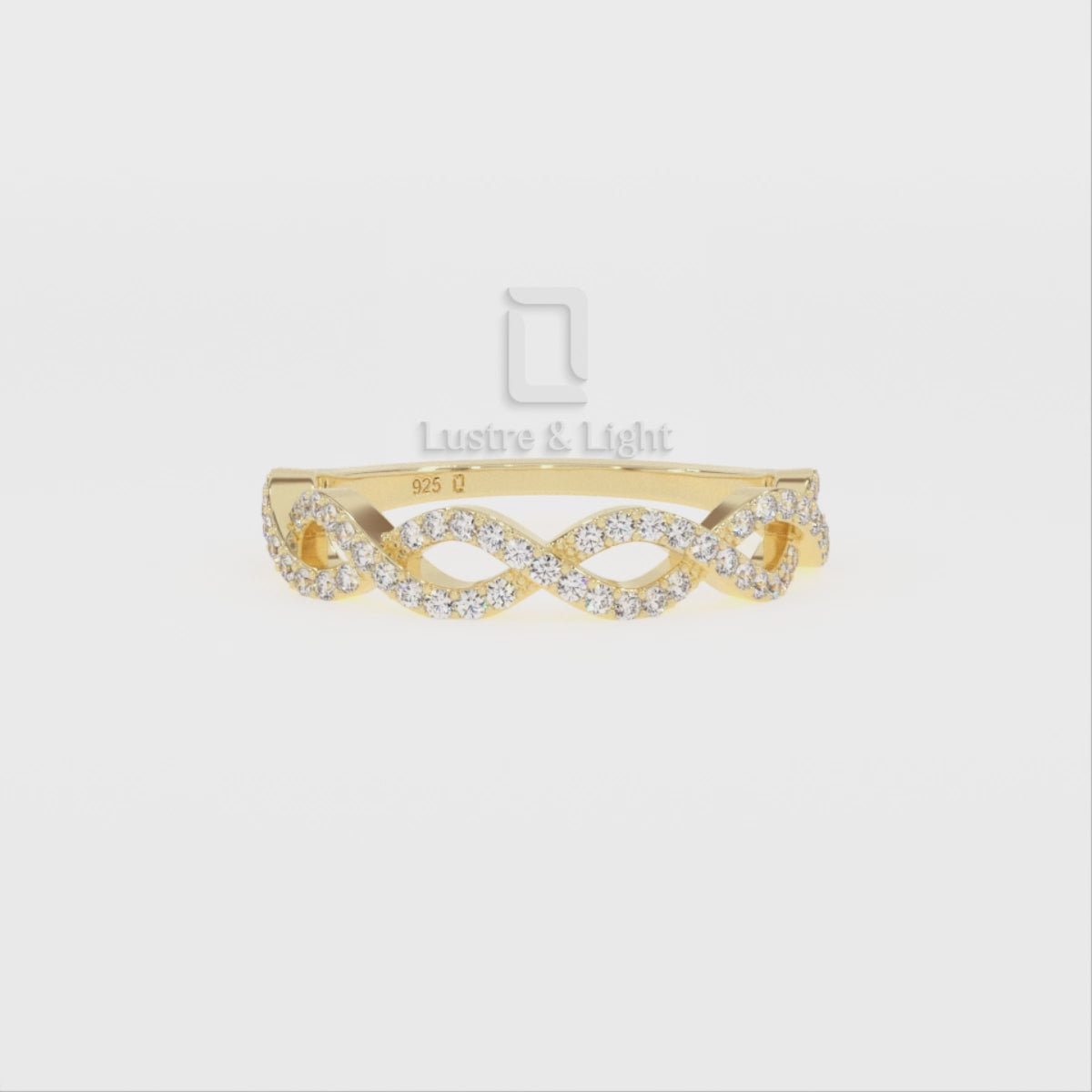 Natural Ruby Twisted Wedding Band Rings for Women