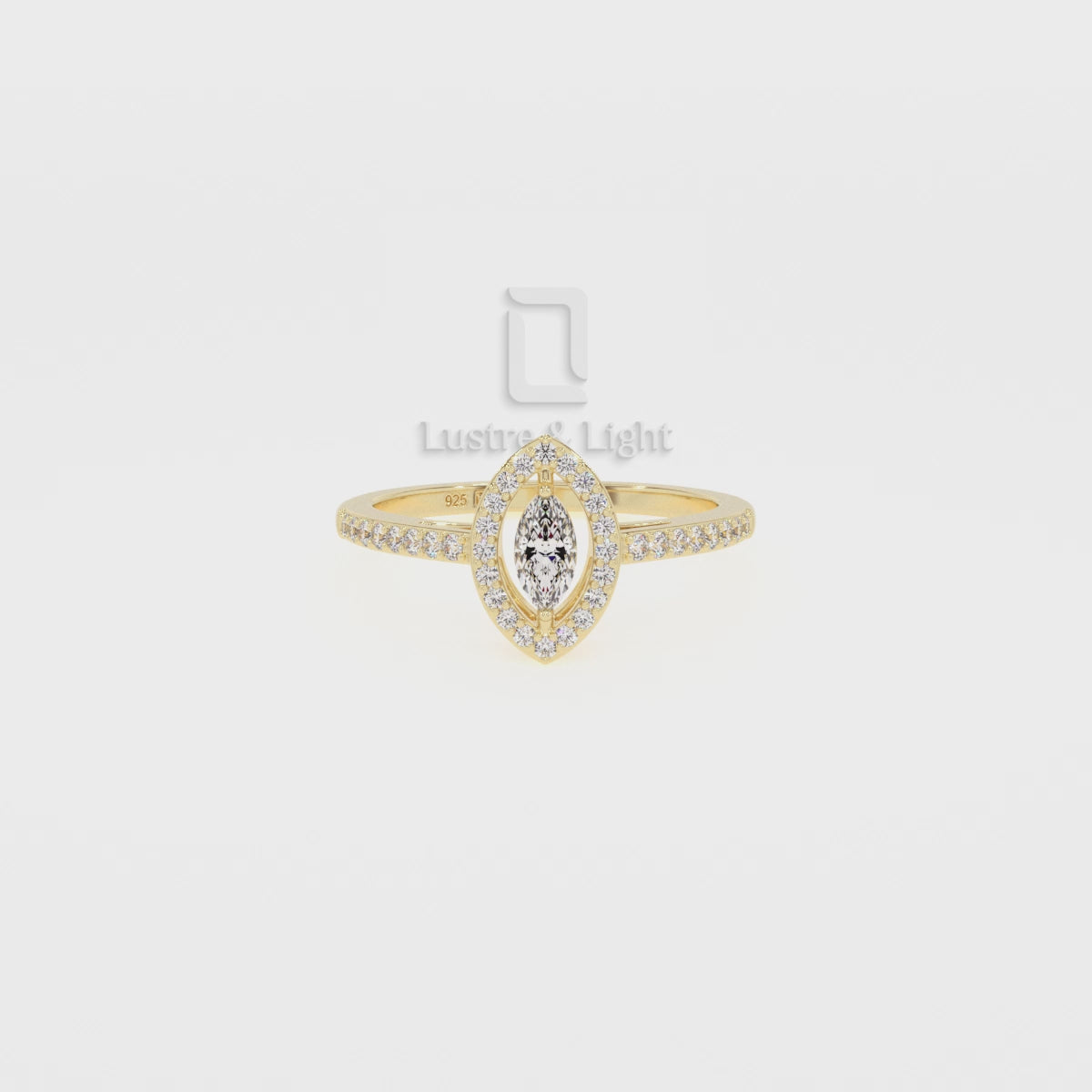 Moissanite Solitaire Halo Engagement Rings for Women