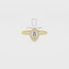 Moissanite Solitaire Halo Engagement Rings for Women
