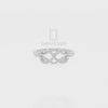 Natural Pink Tourmaline Infinity Promise Rings for Women