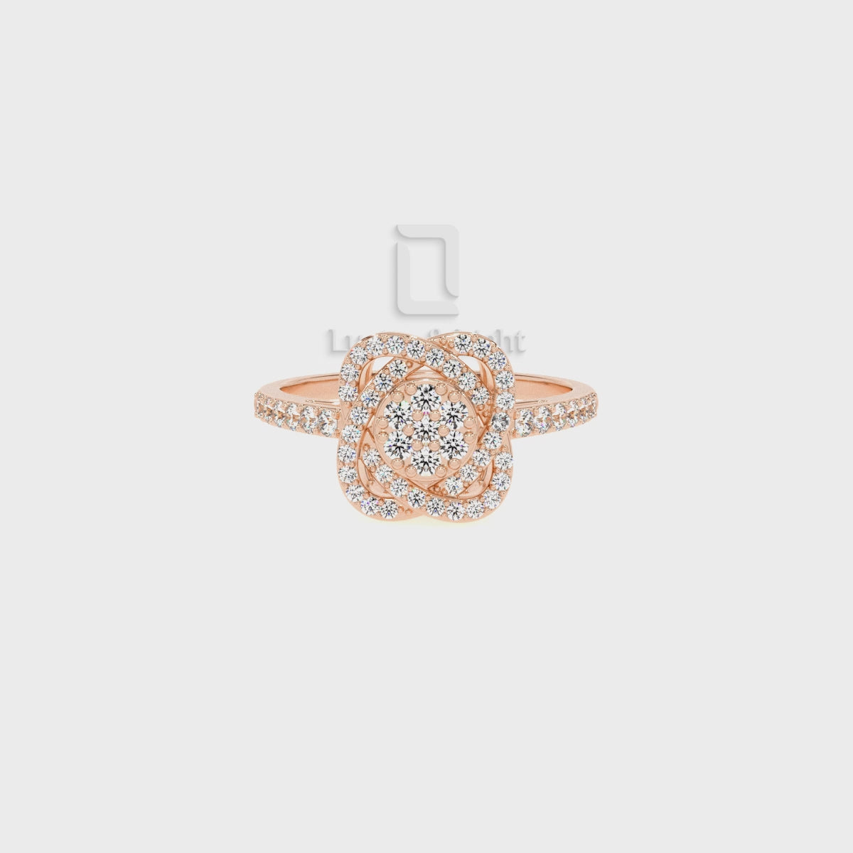 Moissanite Inner Power Rings for Women